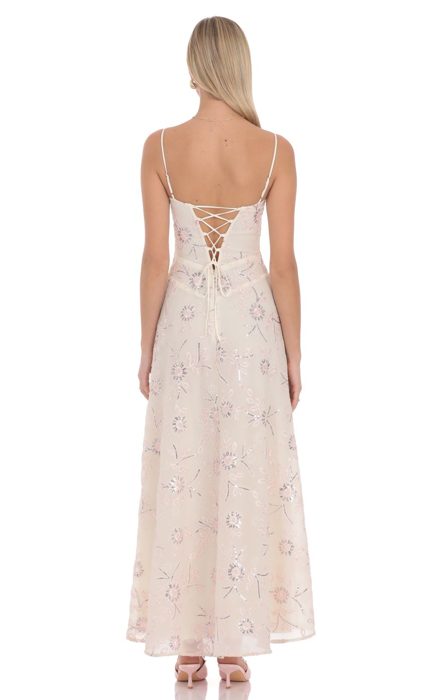 Lucy In The Sky Liorenne Embroidered Maxi Dress