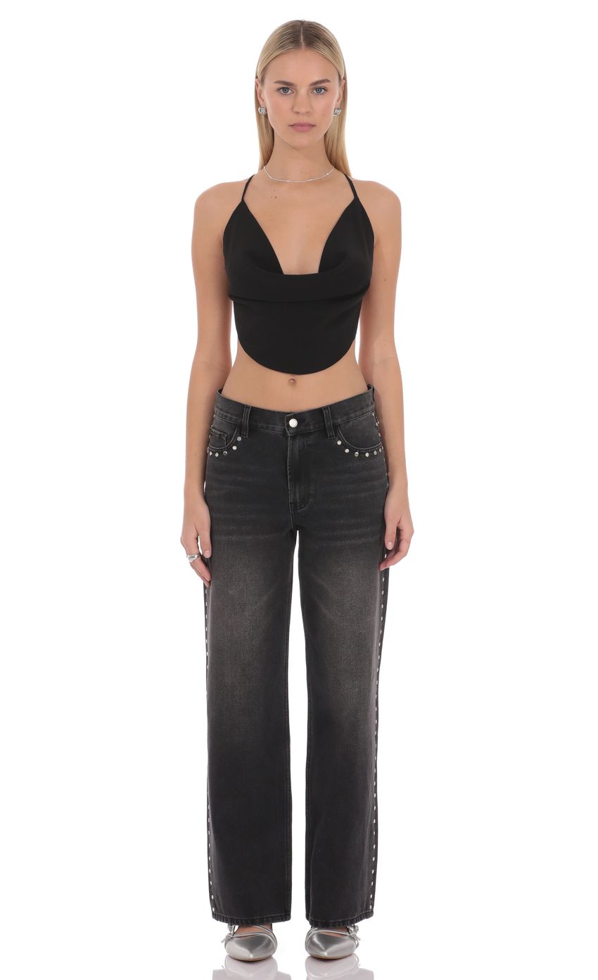 Lucy In The Sky Rovena Studded Jean