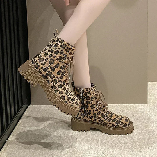 Harper & Lane Mia - Leopard Print Boots