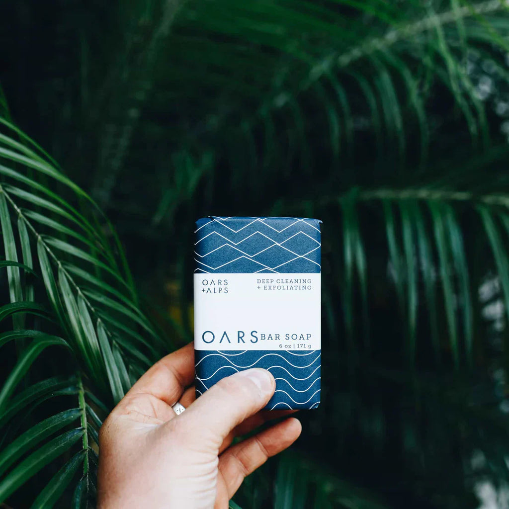 Oars + Alps Blue Charcoal Oars Bar Soap