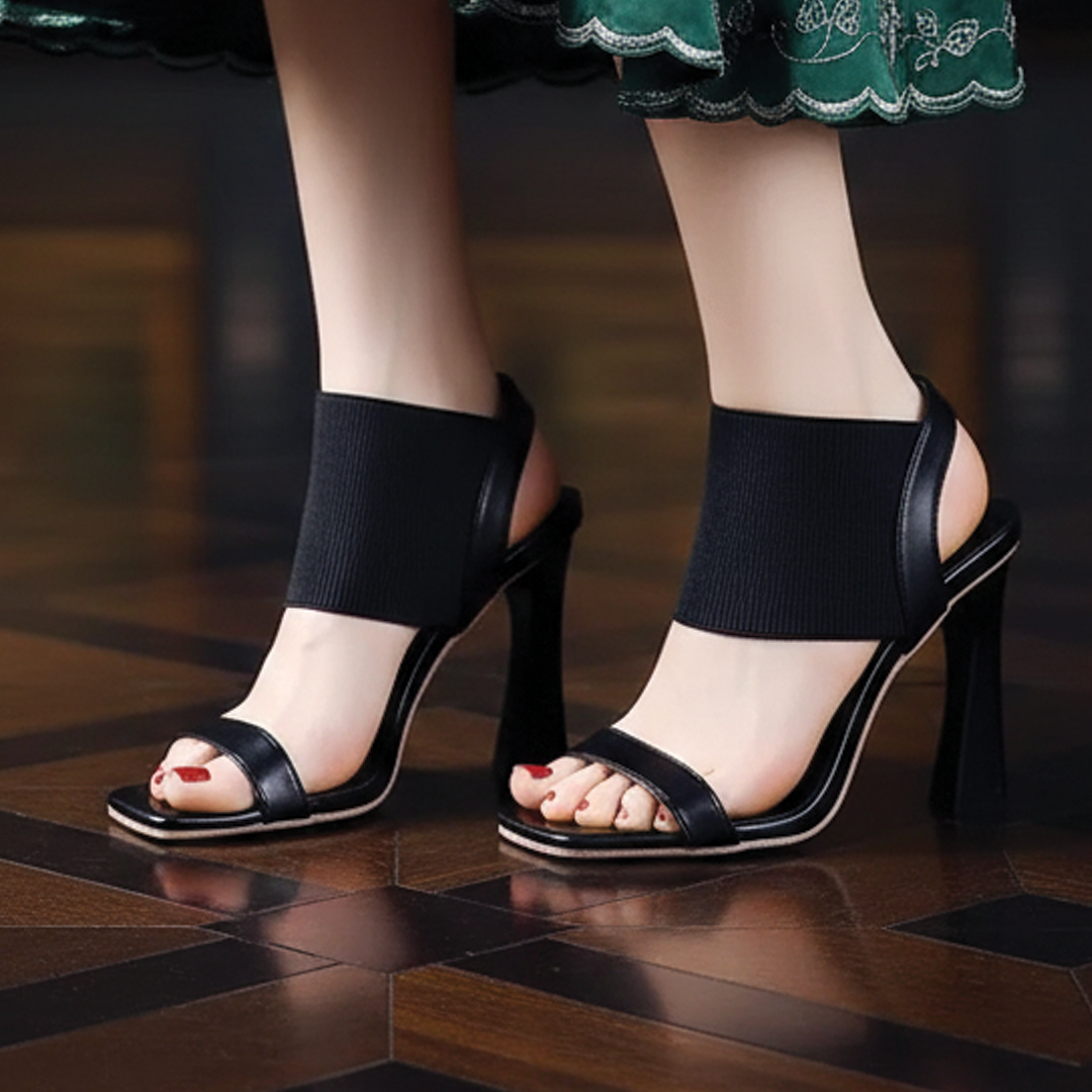 Harper & Lane Aria - Open-Toe Heels