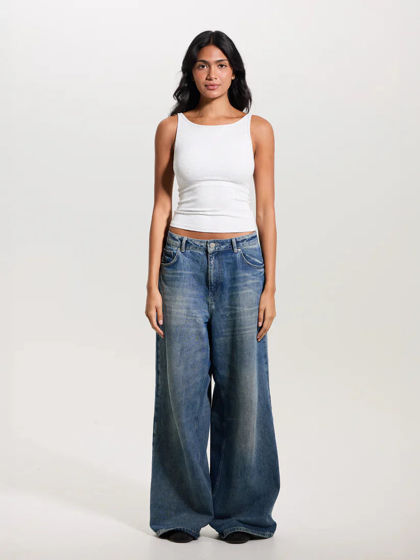 Klassy Ribbed Dainty Boat Neck Brami 2