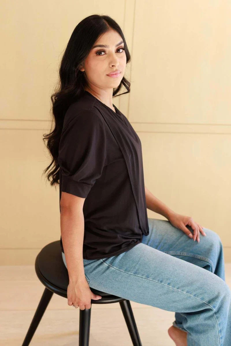 Simple Wishes Camille Jersey Nursing Top