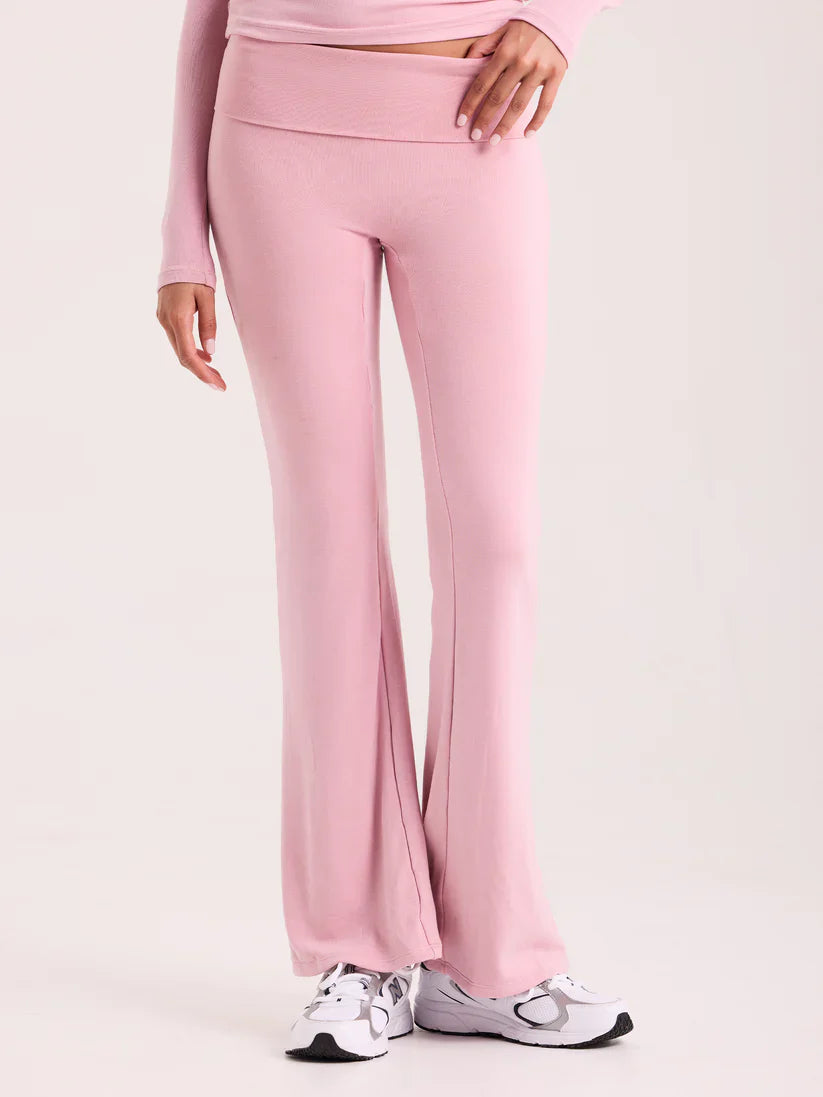Klassy Fold Over Flare Pant