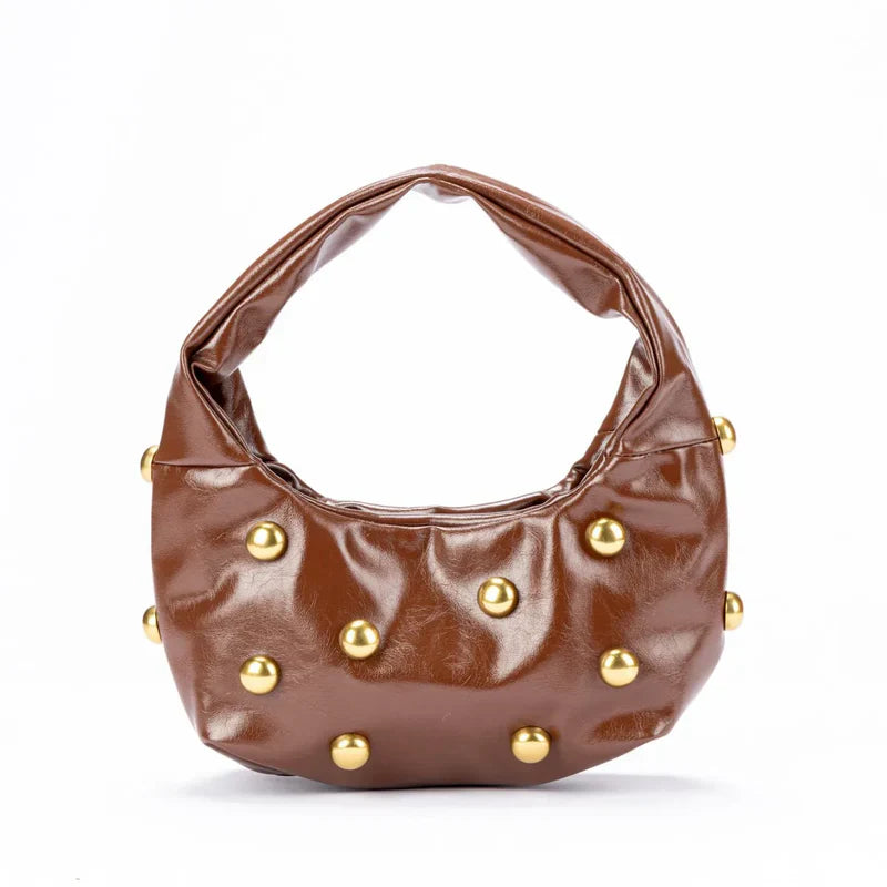 Mermaid Way Orvia Rivet Cloud Shoulder Bag