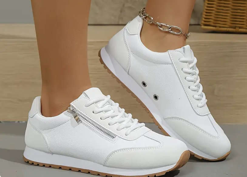 Nabalu Arvella | Women’s Orthopedic Sneakers with Side Zipper