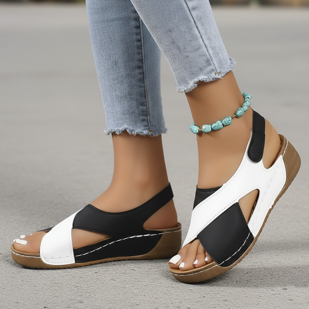 Harper & Lane Angela - Crisscross Slingback Sandals