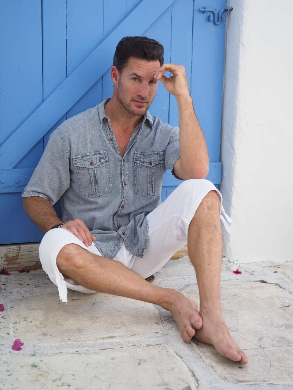 Cotton Natural Men's St. John Shorts