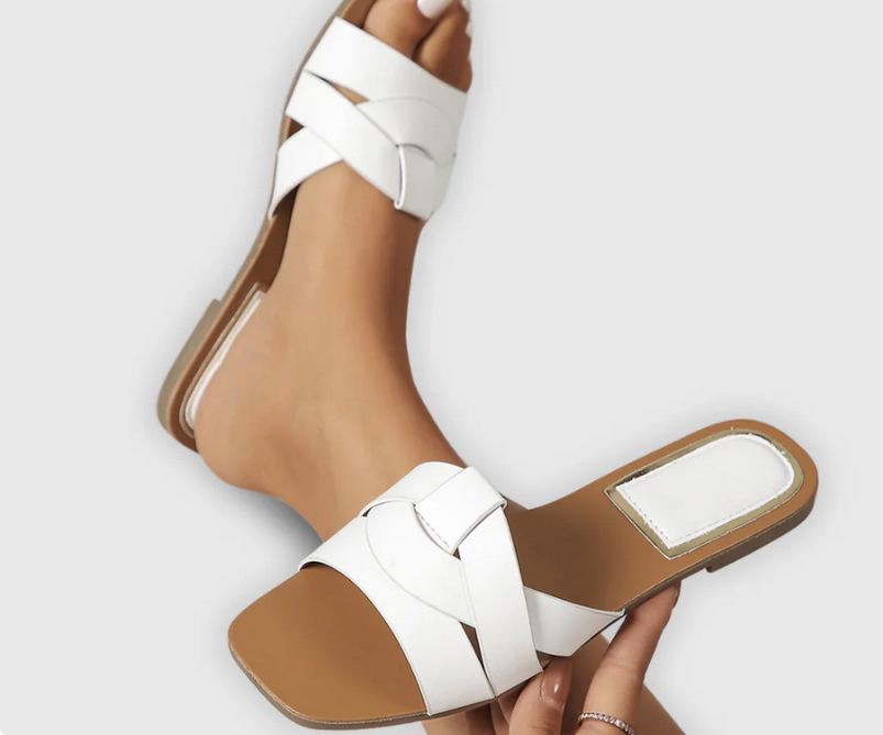 Nabalu Jordan | Comfortable Summer Slide Sandals with Cross Straps