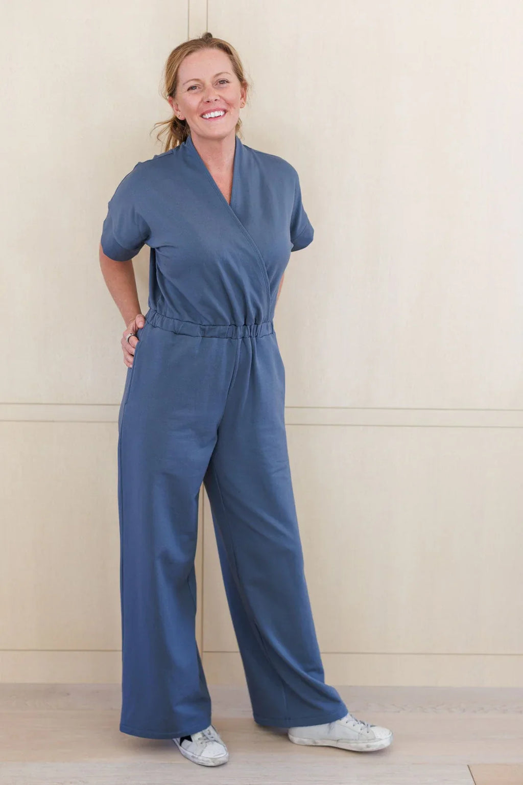 Simple Wishes Mae Fleece Nursing Jumpsuit