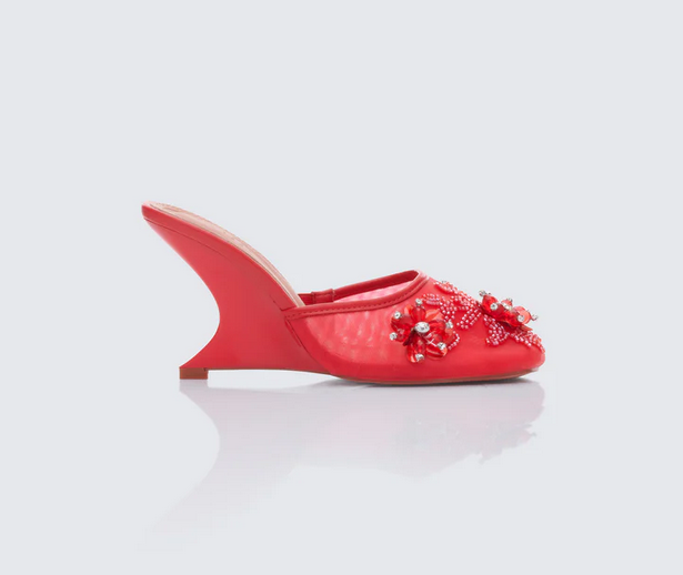Finesse Brandi Mesh Wedge Sandal