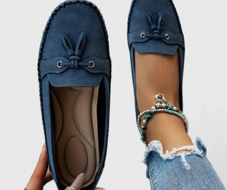 Nabalu Women’s Orthopedic Slip-On Loafers – Supportive Everyday Walking Shoes