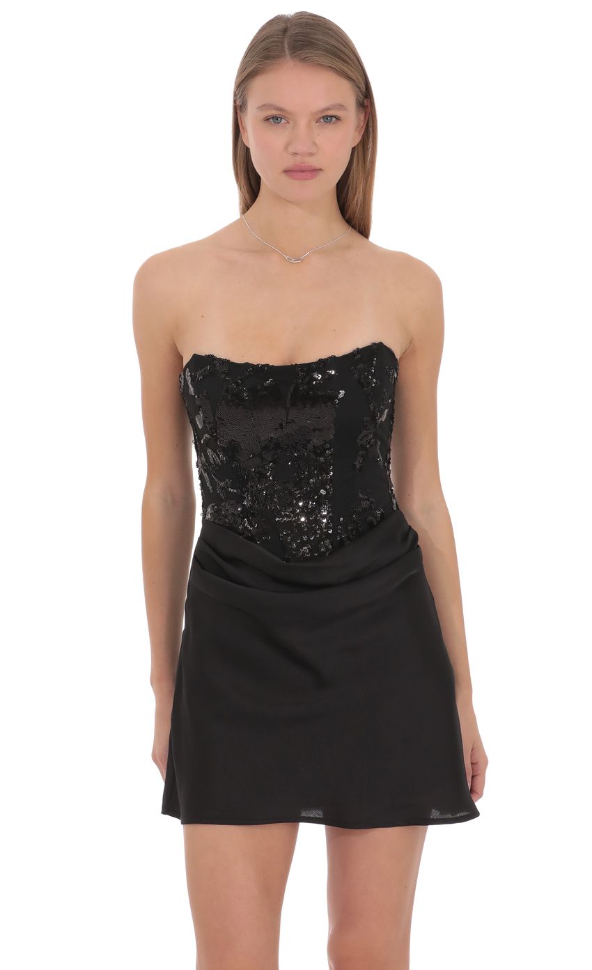 Lucy In The Sky Virelia Corset Mini Dress