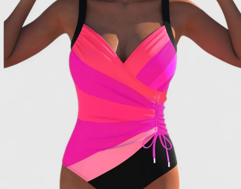 Nabalu Solviera | Women’s Wrap-Front One-Piece Swimwear