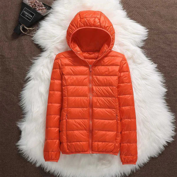 Nabalu Women’s Quilted Jacket – Zip-Front Long Sleeve Outerwear