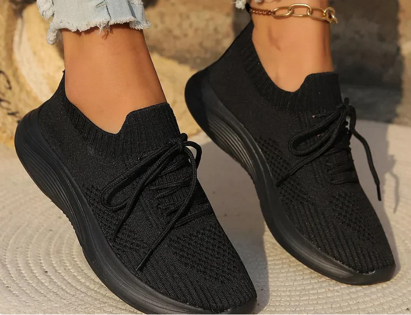 Nabalu Women’s Orthopedic Sneakers with Lace-Up Design