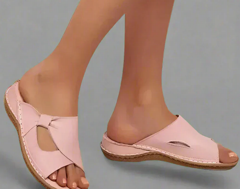 Nabalu Velnarae | Women’s Slip-On Slides with Cut-Out Detail