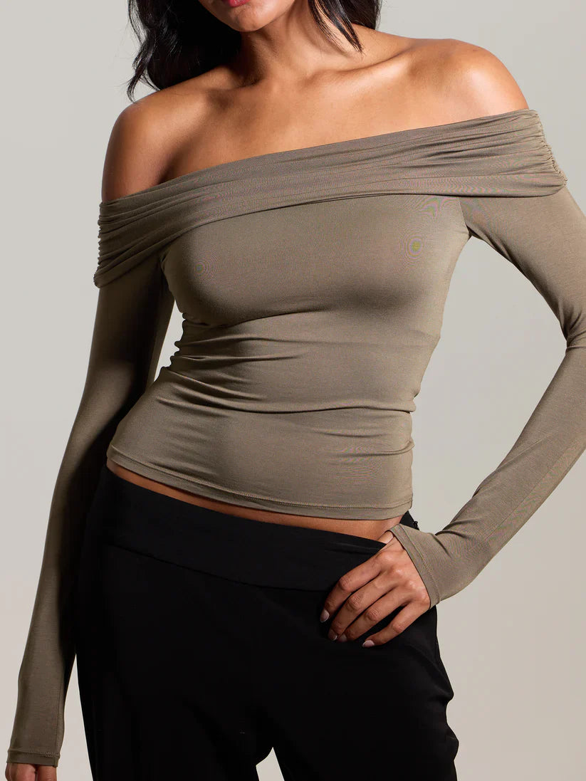 Klassy Fold Over Long Sleeve