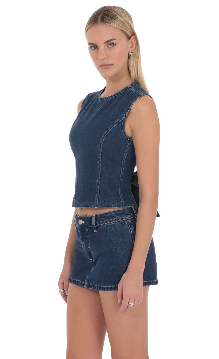 Lucy In The Sky Bianca Denim Top