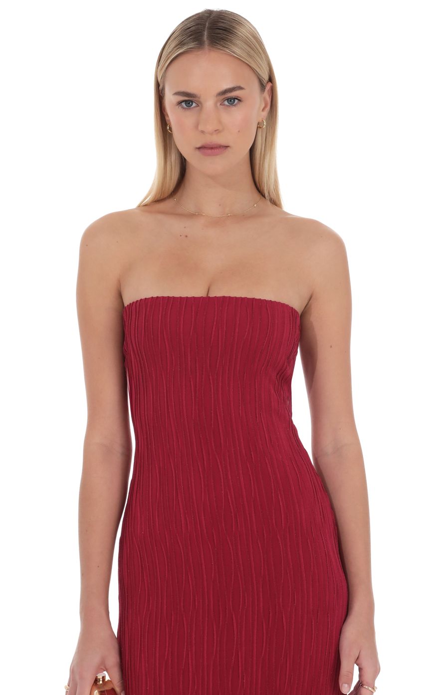 Lucy In The Sky Aurelia Strapless Maxi Dress