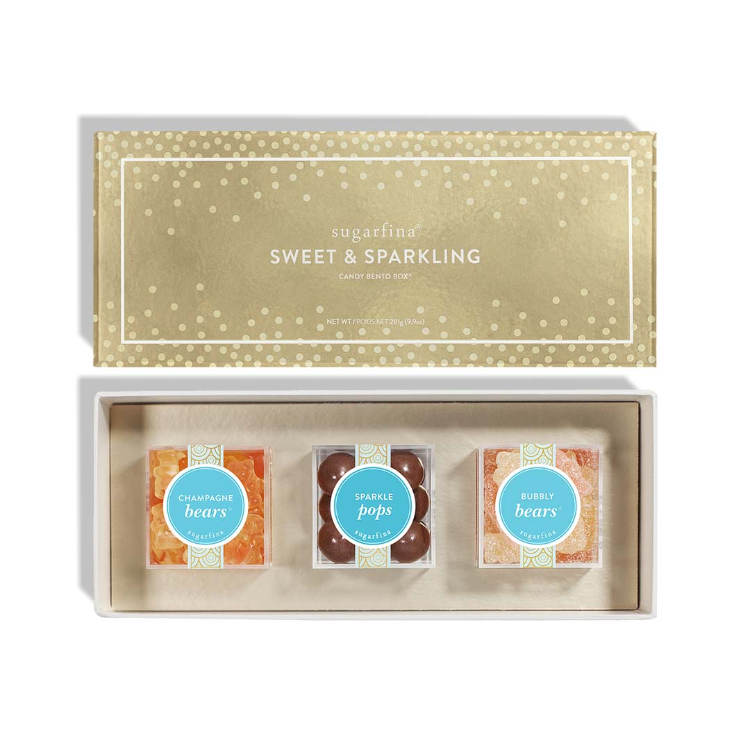 Sugarfina Sweet & Sparkling 3 Piece Candy Bento Box