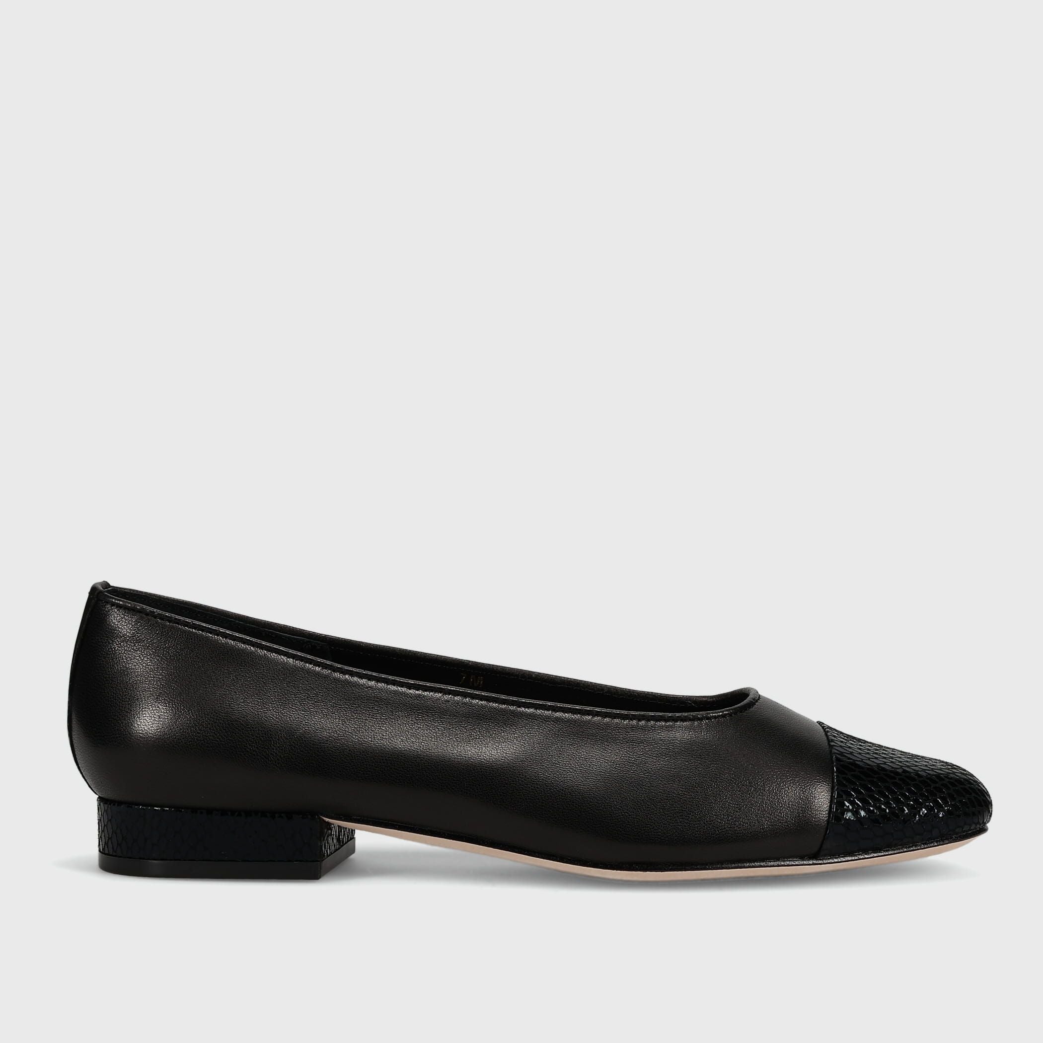 Marmi Shoes Vaneli Fc-313 - Black Nappa/Black Snake Print