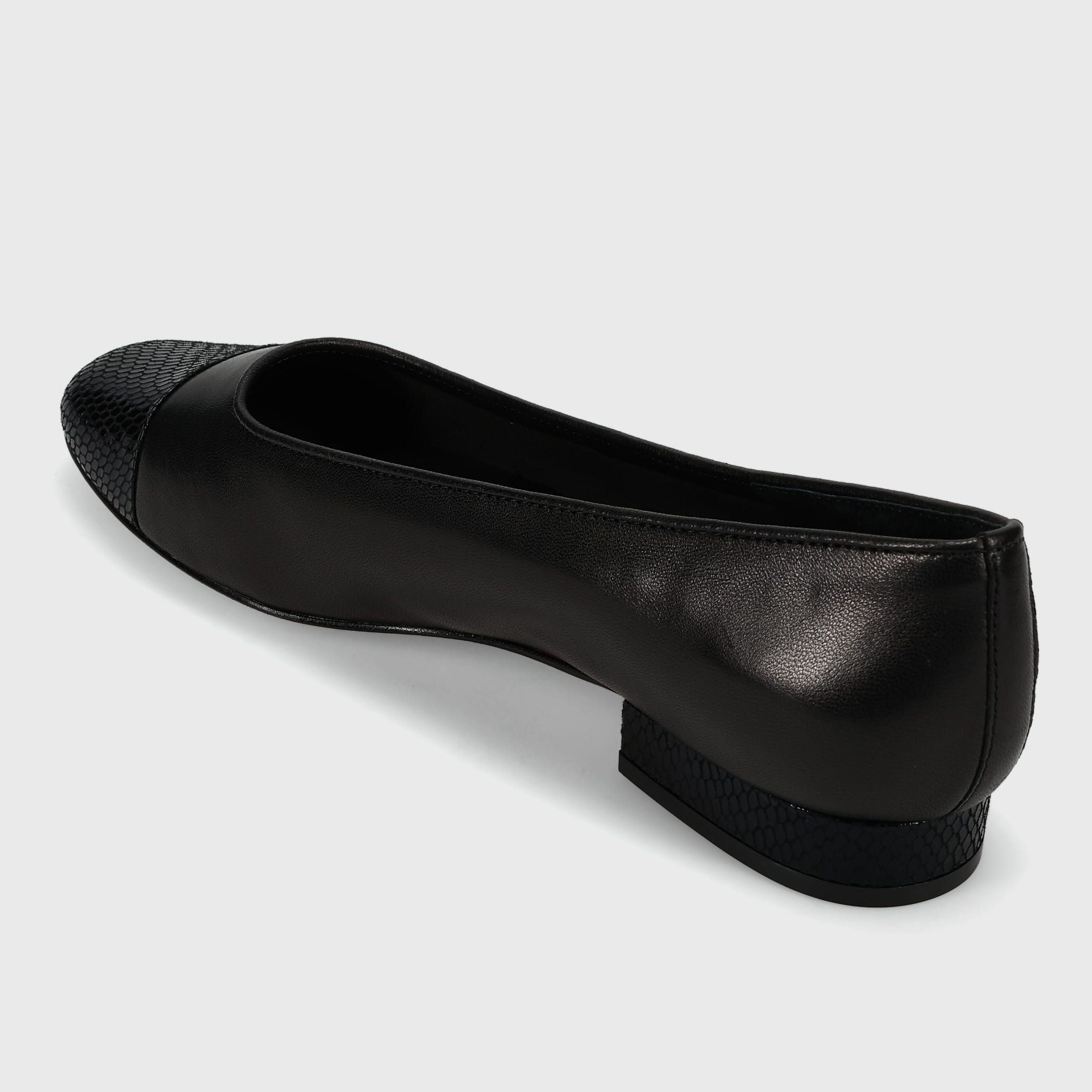 Marmi Shoes Vaneli Fc-313 - Black Nappa/Black Snake Print
