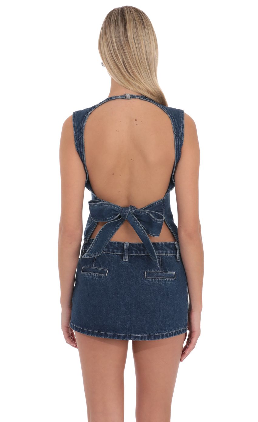 Lucy In The Sky Kalyth Denim Skort