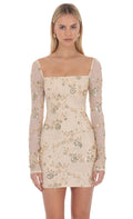 Lucy In The Sky Elsinara Beaded Mini Dress