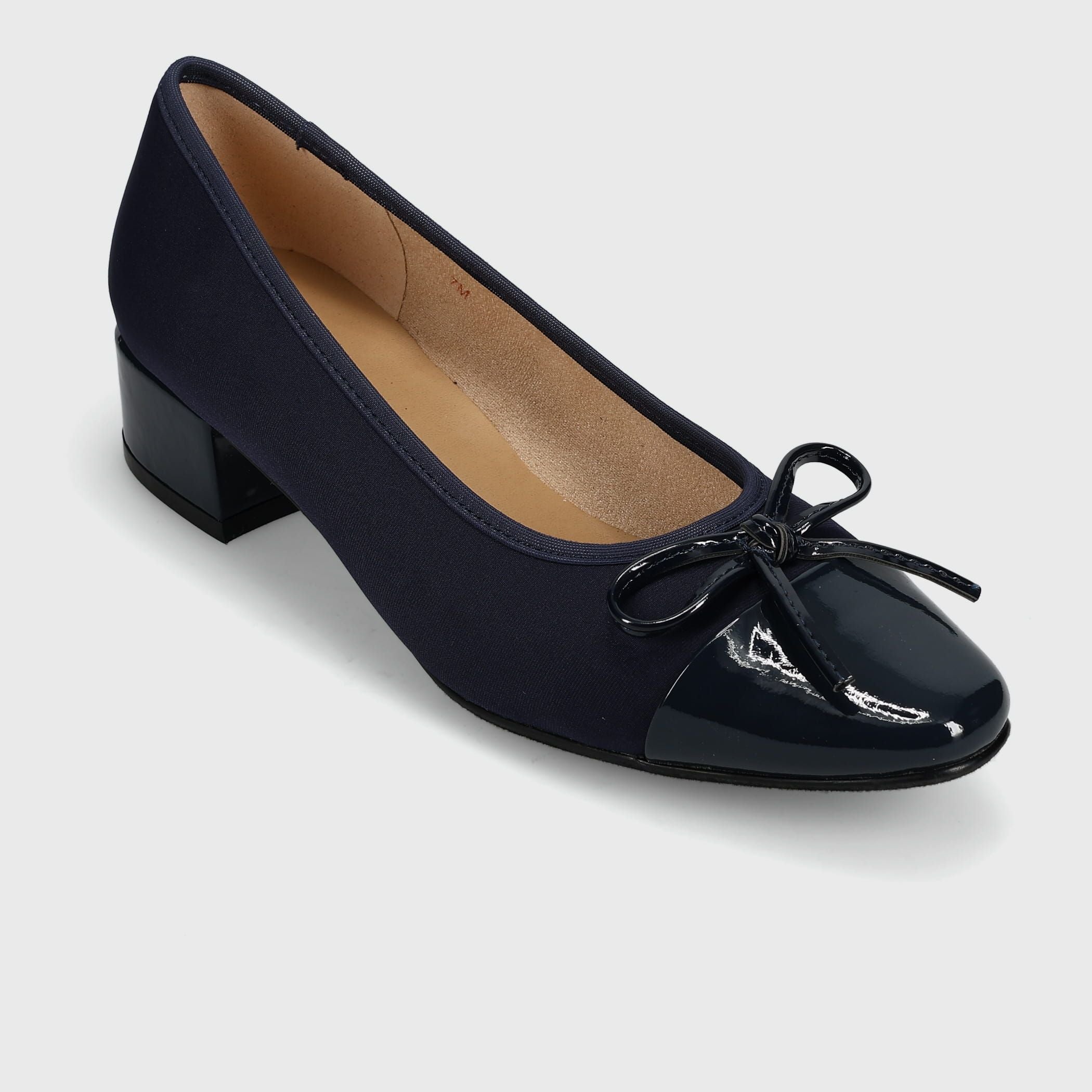 Marmi Shoes Vaneli Alesya - Navy Owi Fabric