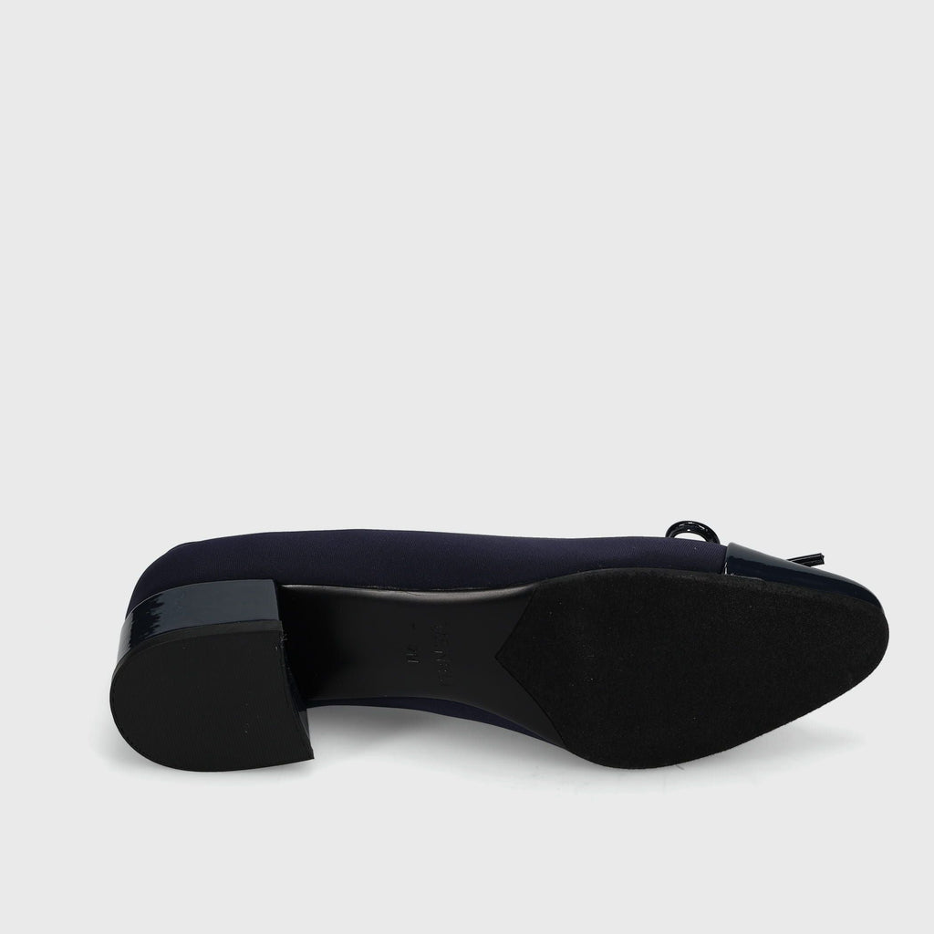 Marmi Shoes Vaneli Alesya - Navy Owi Fabric