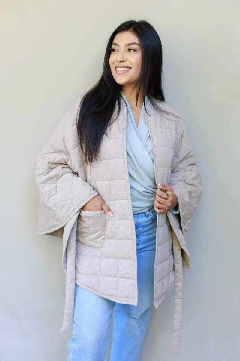 Simple Wishes Scarlett Quilted Swing Jacket