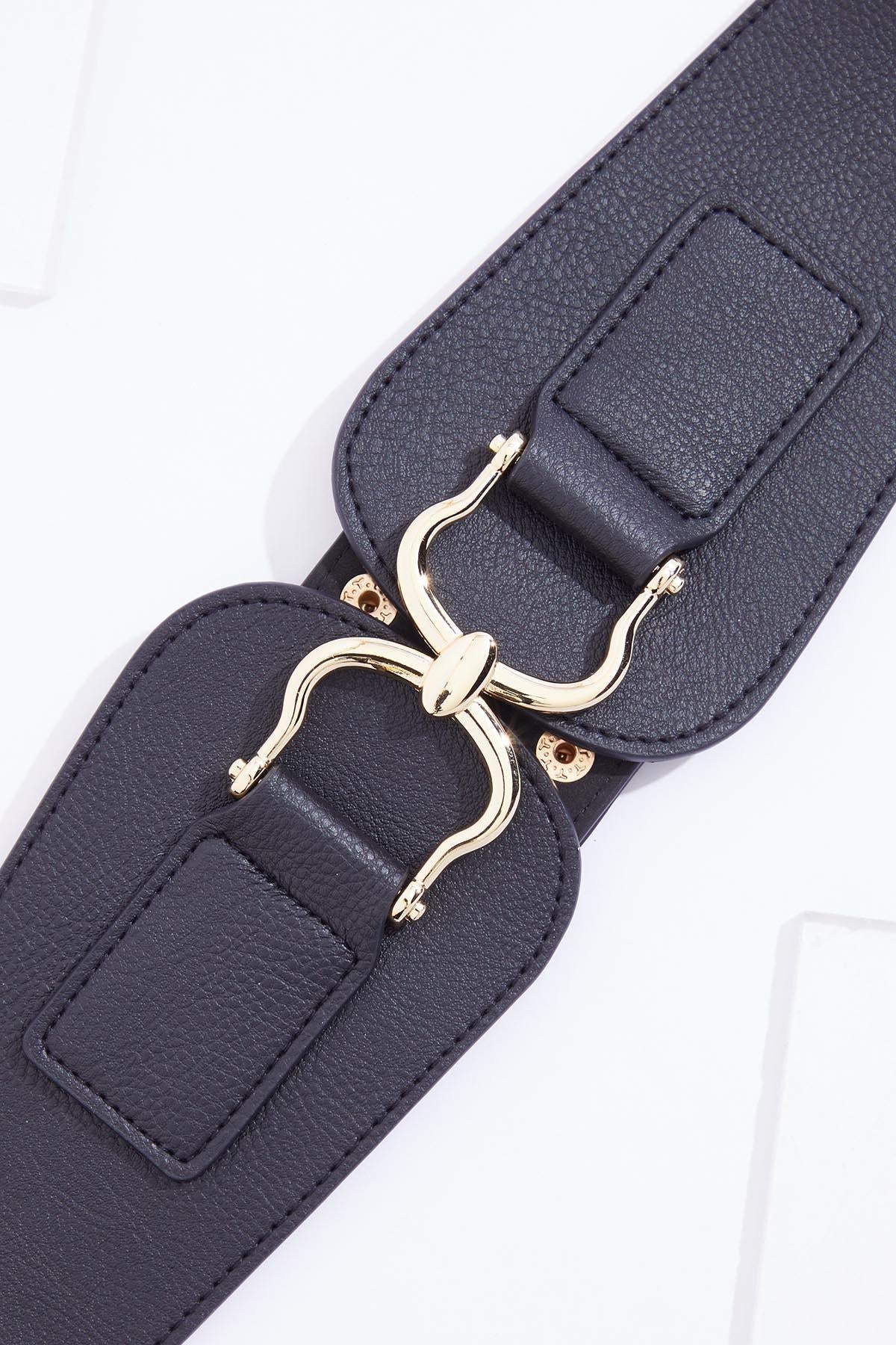 Cato Fashions Gold Metal Hardware Stretch Belt