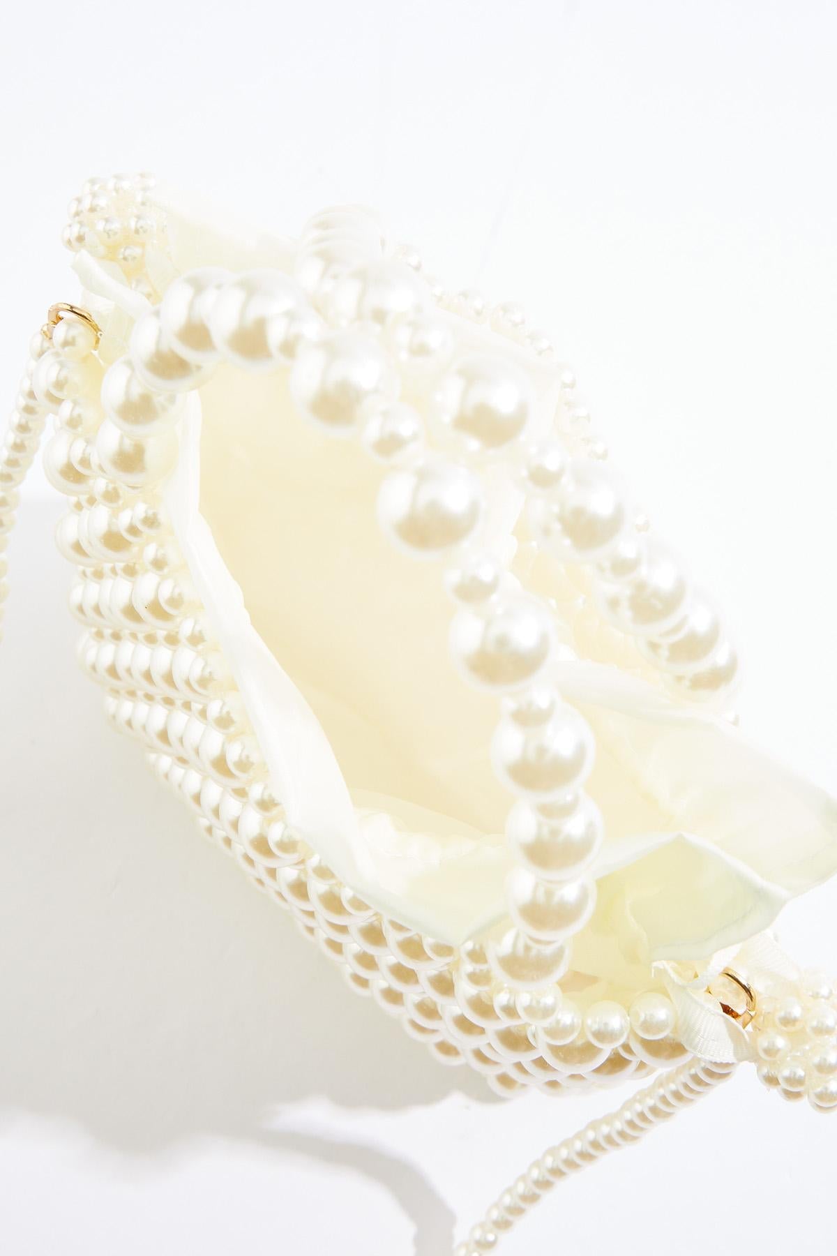 Cato Fashions Mini Pearl Bucket Bag