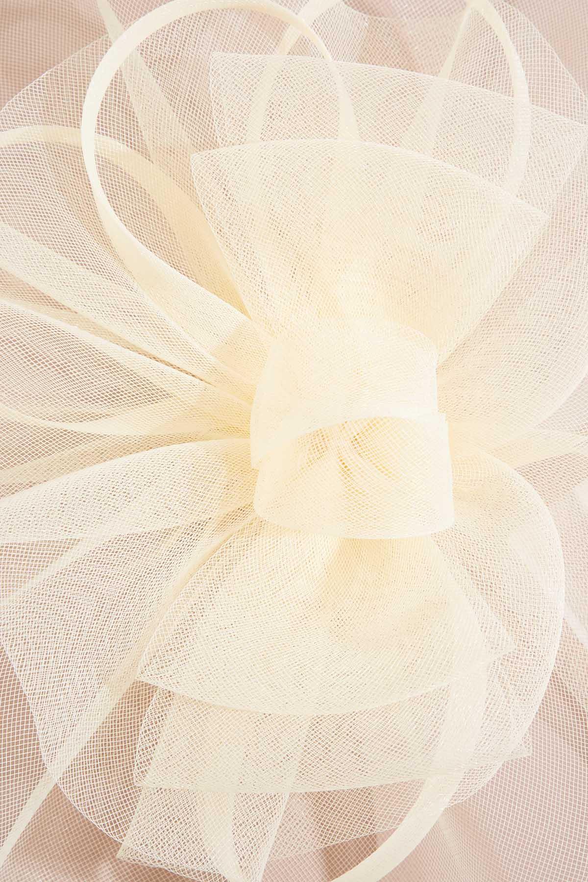 Cato Fashions Large Bow Veil Fascinator