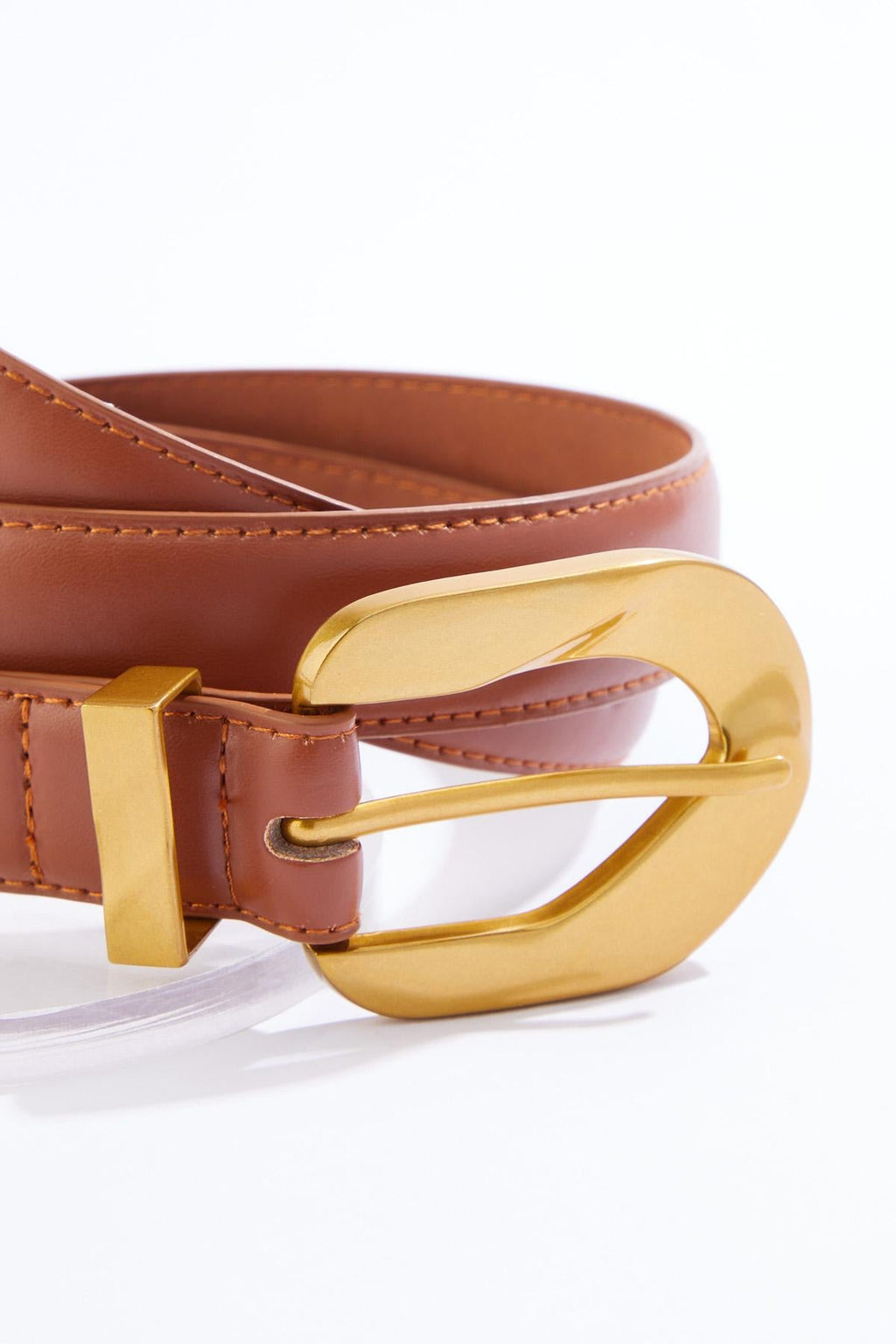 Cato Fashions Plus Size Classic Skinny Gold Buckle Belt