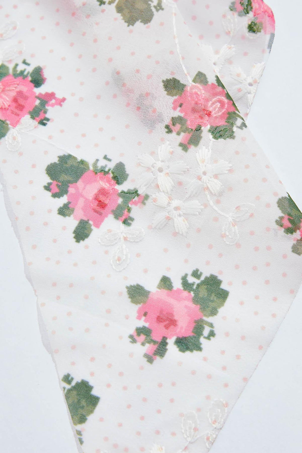 Cato Fashions Floral Polka Dot Bow