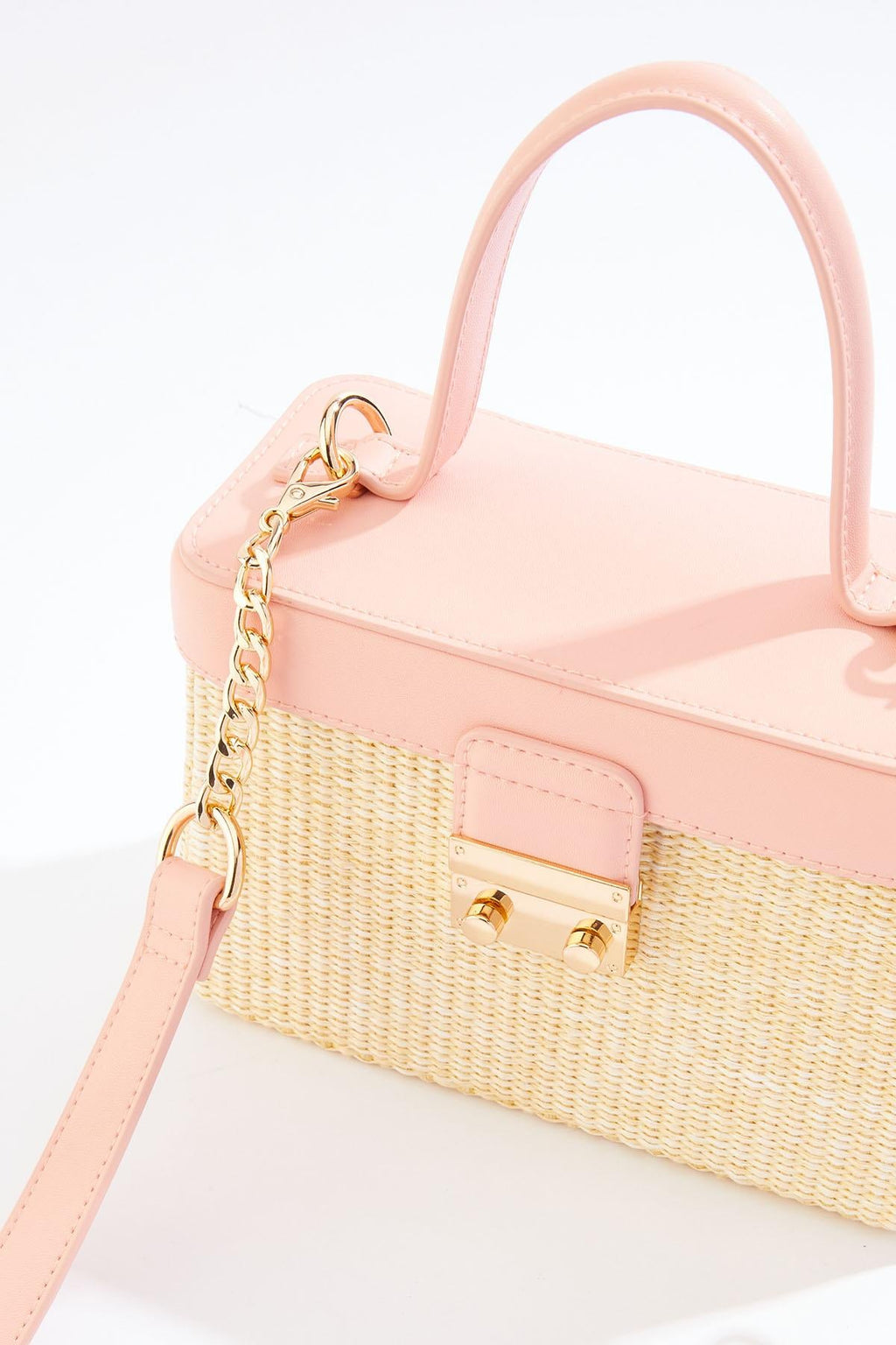 Cato Fashions Straw Box Mini Bag