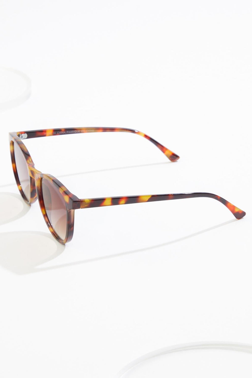 Cato Fashions Round Tortoise Shell Sunglasses