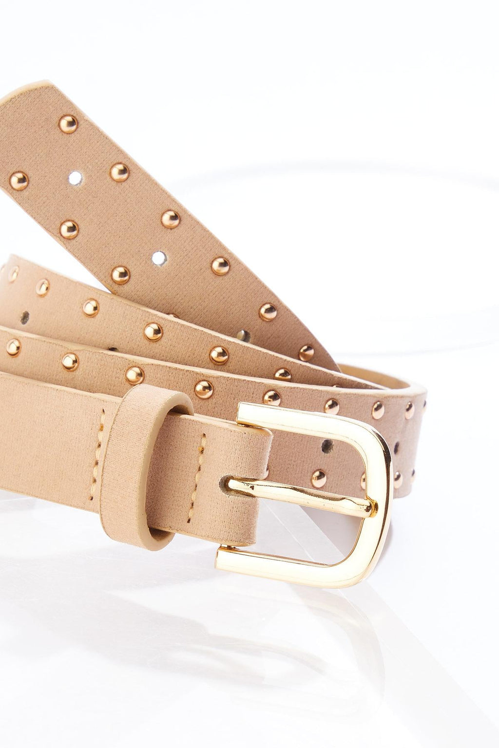 Cato Fashions Plus Size Faux Suede Studded Belt