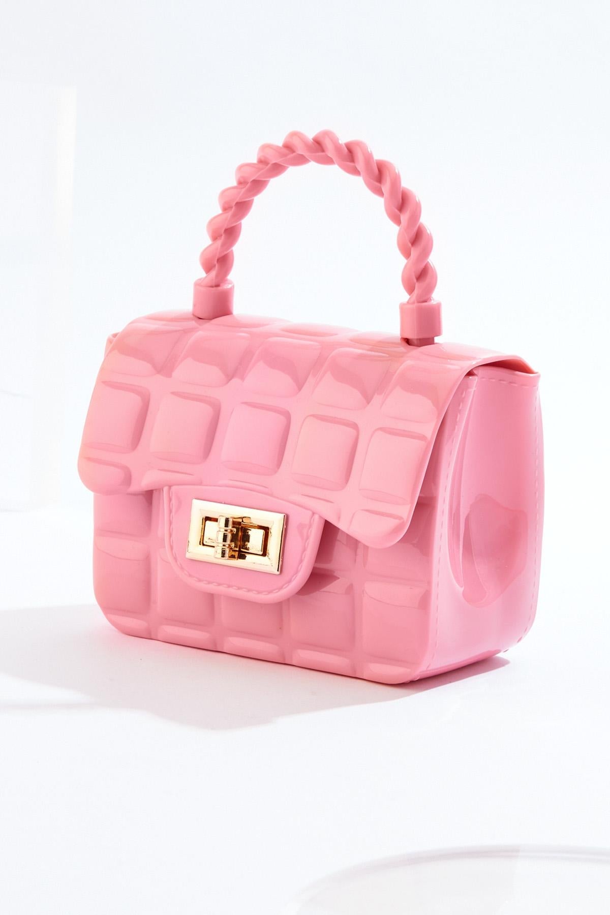 Cato Fashions Quilted Jelly Twist Handle Mini Bag
