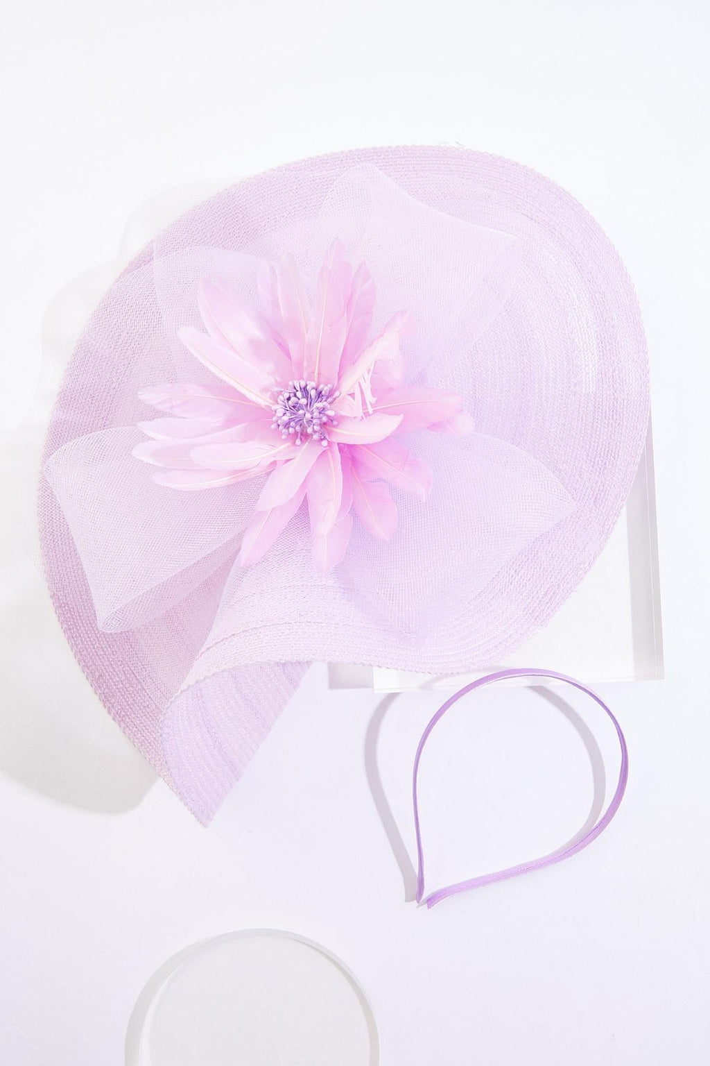Cato Fashions Oversized Lavender Floral Fascinator