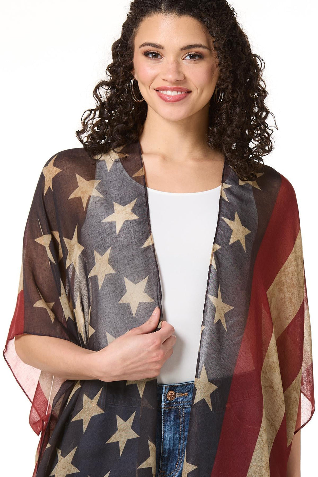 Cato Fashions Vintage Americana Kimono