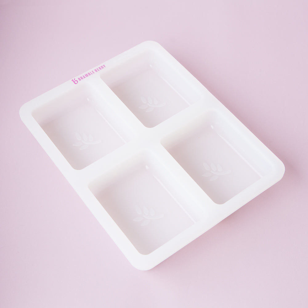 Bramble Berry 4 Cavity Classic Leaf Silicone Mold