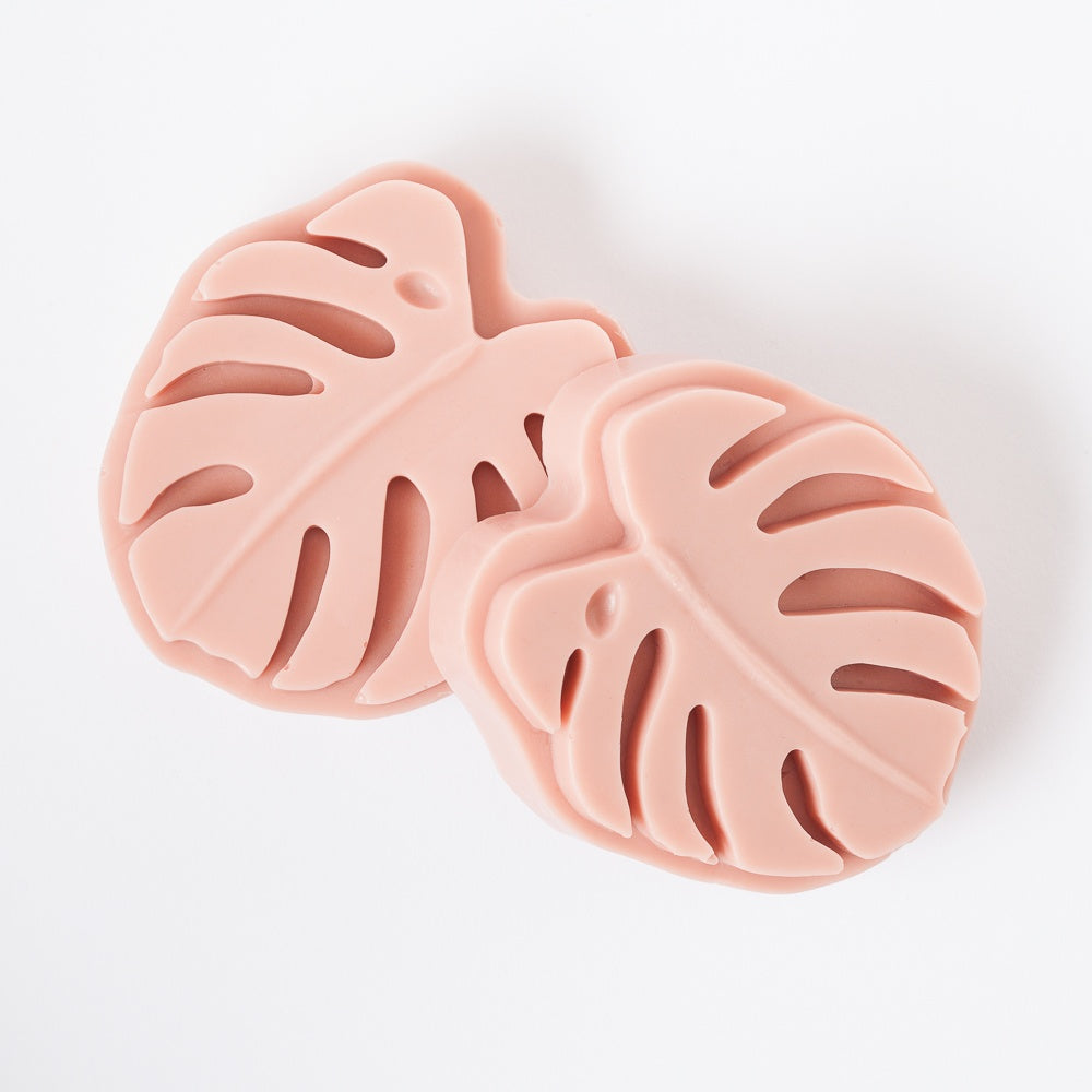 Bramble Berry 4 Cavity Monstera Silicone Mold  - 1 mold