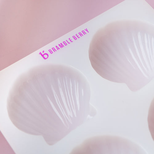 Bramble Berry 4 Cavity Shell Silicone Mold