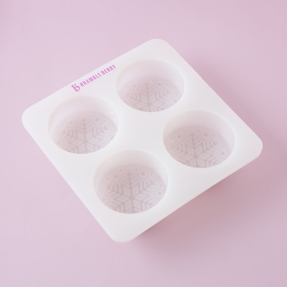 Bramble Berry 4 Cavity Snowflake Silicone Mold