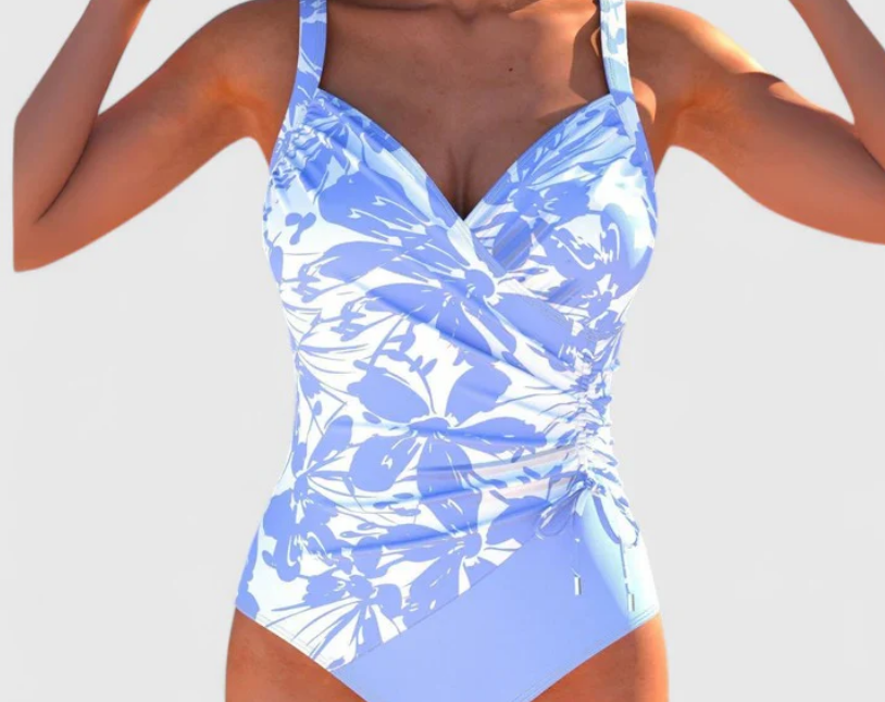 Nabalu Solviera | Women’s Wrap-Front One-Piece Swimwear
