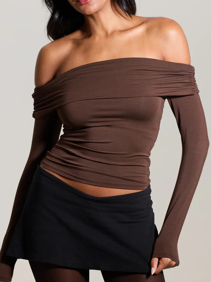 Klassy Fold Over Long Sleeve
