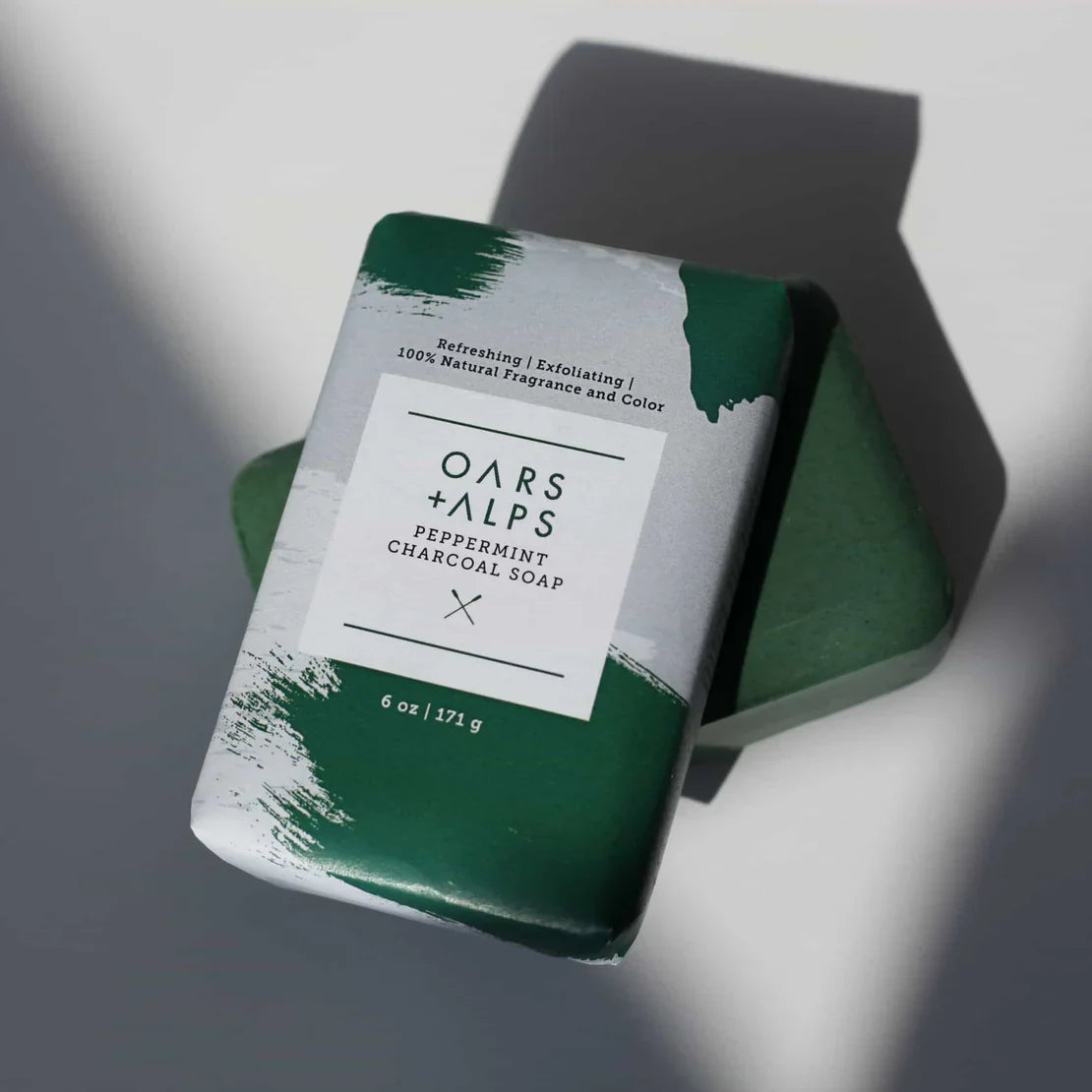 Oars + Alps Peppermint Charcoal Bar Soap